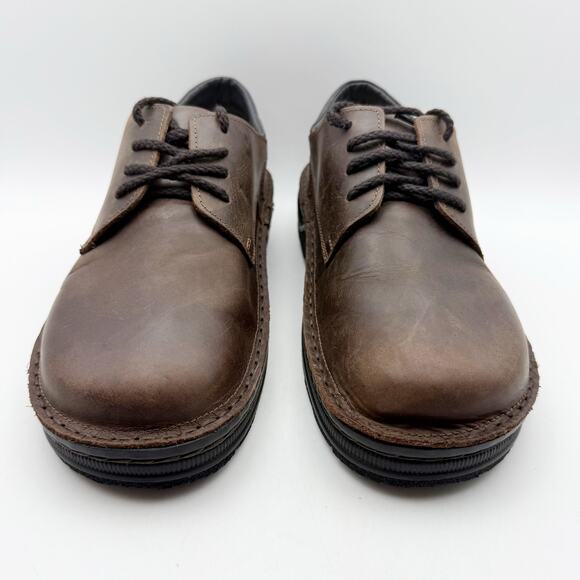 Naot Mens Denali Oxford Shoes EU 42 US 9 Brown Leather Lace Up NIB main image 4
